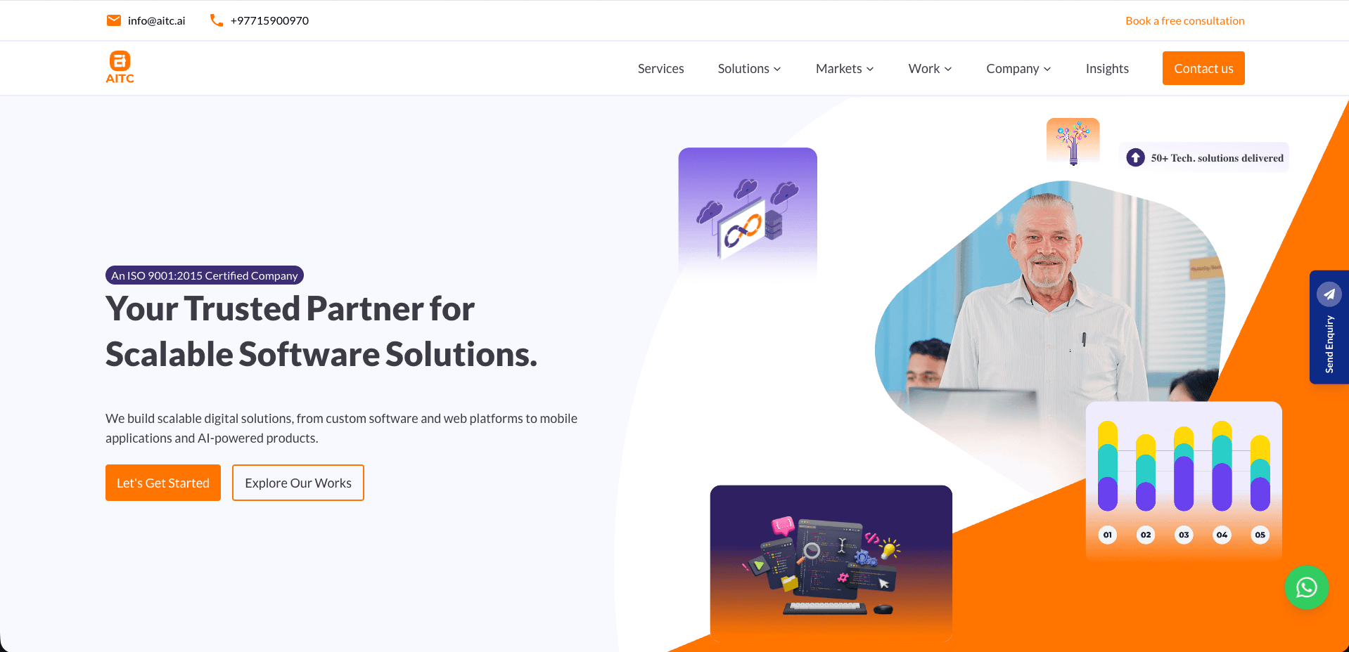 AITC Website project preview